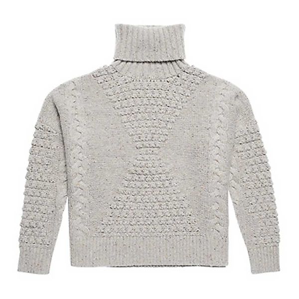 Superdry Chunky Cable Roll Pullover XL Off White günstig online kaufen