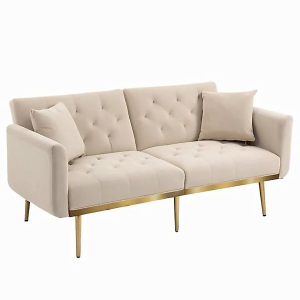 KLAM HOME Sofa Schlafsofa 3-Sitzer-Sofa 3-fach verstellbarer Rückenlehne, a günstig online kaufen