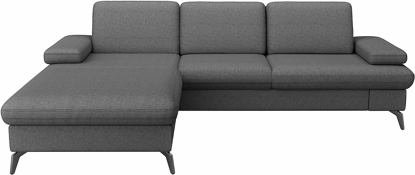 sit&more Ecksofa "Morris Jubi L-Form", inkl. Armteilfunktion und 1 Zierkiss günstig online kaufen