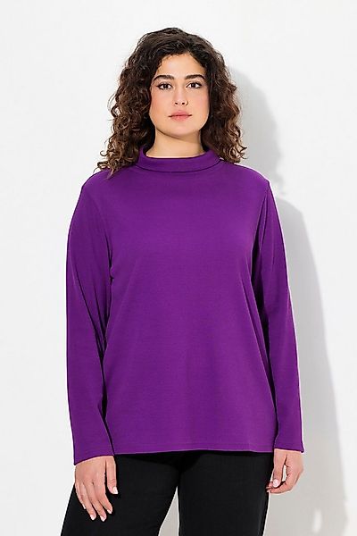 Ulla Popken T-Shirt Shirt Rollkragen Classic Langarm günstig online kaufen