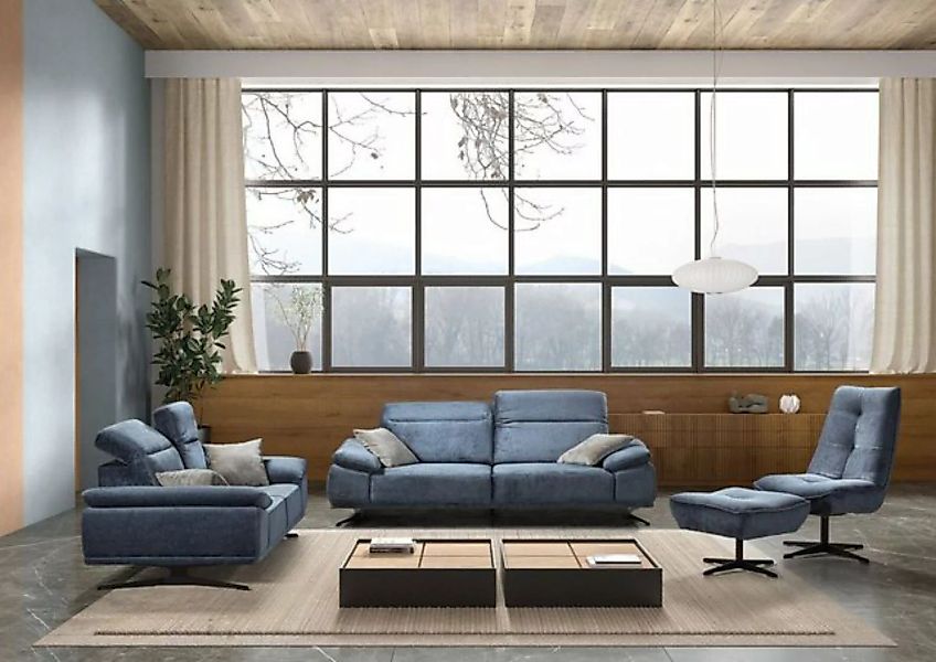Möbeldreams Chesterfield-Sofa Modernes Sofa-Set Lara 3-3-1 Verstellbare Rüc günstig online kaufen
