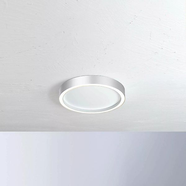Bopp Aura LED-Deckenleuchte Ø 30cm weiß/aluminium günstig online kaufen
