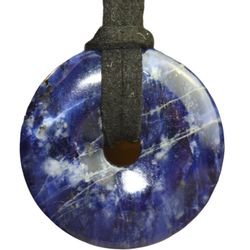 Steinfixx® Lange Kette echter Edelsteindonut 30 günstig online kaufen