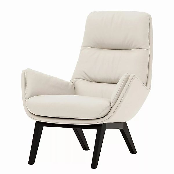 home24 Studio Copenhagen Sessel Garbo I Creme Echtleder 83x95x92 cm (BxHxT) günstig online kaufen