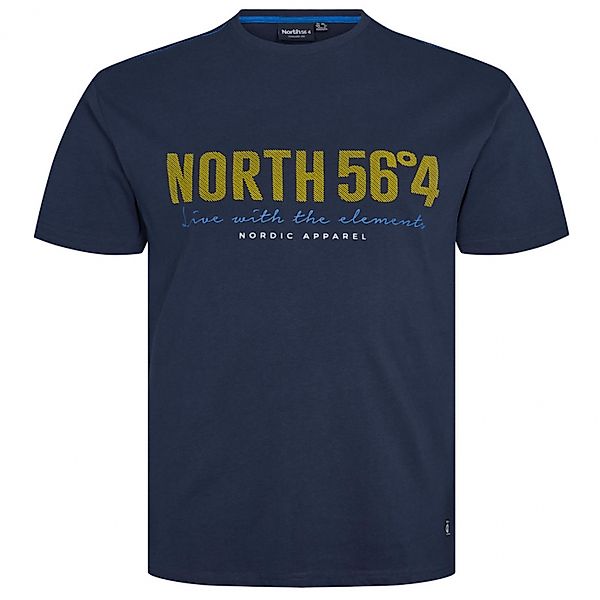 north 56 4 Rundhalsshirt T-Shirt von North 56°4 bedruckt in XXL Größen, bla günstig online kaufen