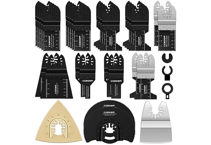 LuxusKollektion Multitool 28 tlg Multitool Zubehör: Sägeblätter Kit Oszilli günstig online kaufen