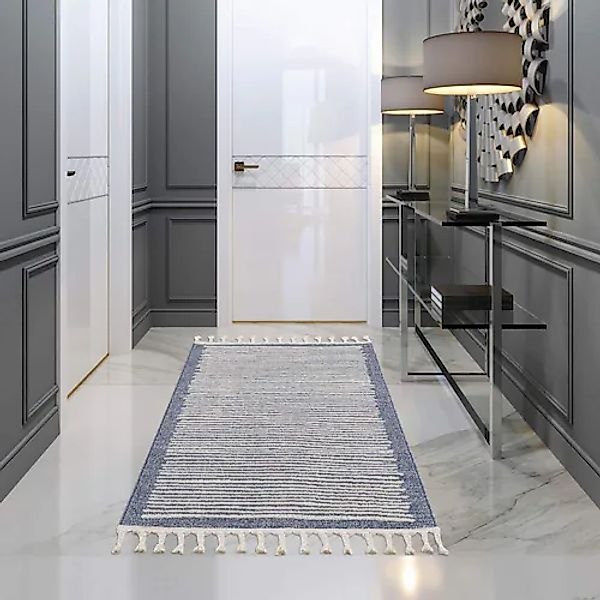 Carpet City Teppich »Art 2231«, rechteckig, 7 mm Höhe, Läufer, Kurzflor, mi günstig online kaufen