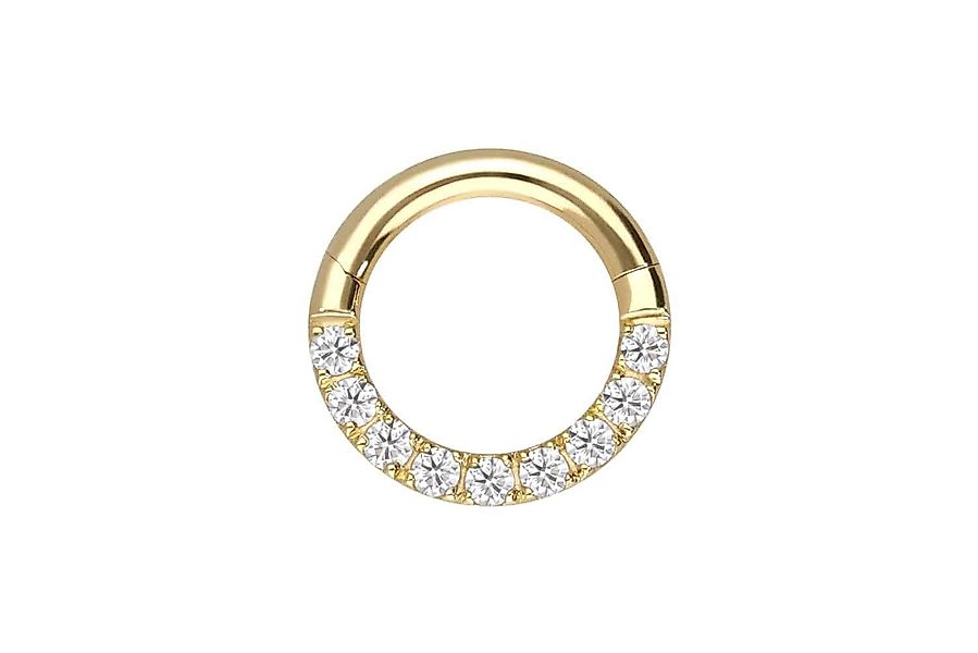 PIERCINGLINE Piercing-Set 18 Karat Gold Segmentring günstig online kaufen