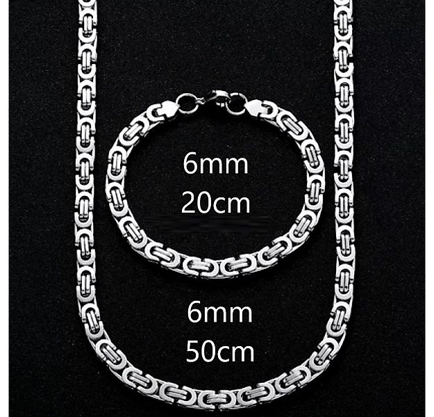 Ware aus aller Welt Edelstahlkette Königskette + Königsarmband versch. Läng günstig online kaufen