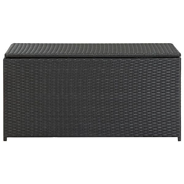 VidaXL Gartenbox Poly Rattan 100x50x50 cm Schwarz günstig online kaufen
