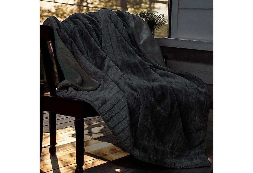 Wohndecke Kuscheldecke XXL Fellimitat Nerzoptik Wohndecke Tagesdecke, KEINe günstig online kaufen