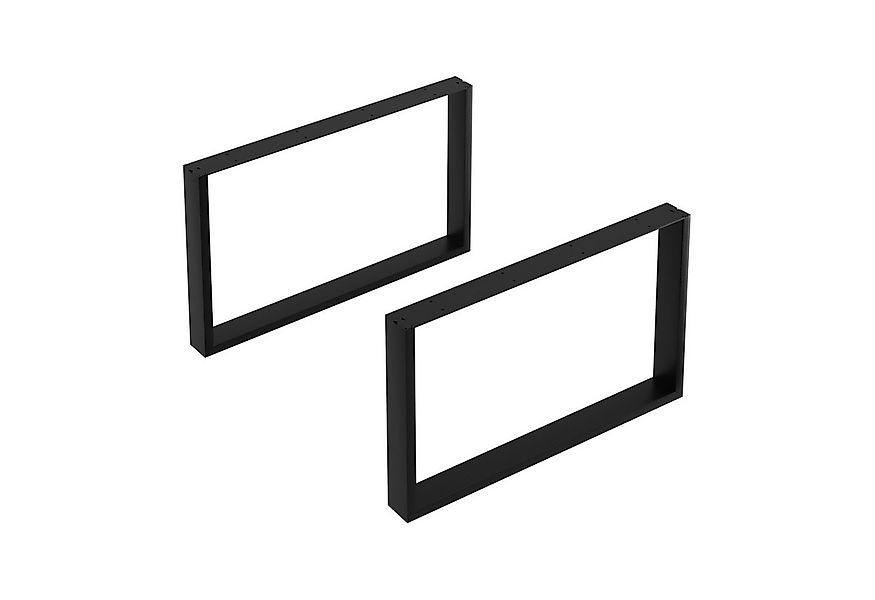 en.casa Untergestell, »Makers« für Couchtisch 40 x 66 cm Stahl Schwarz günstig online kaufen