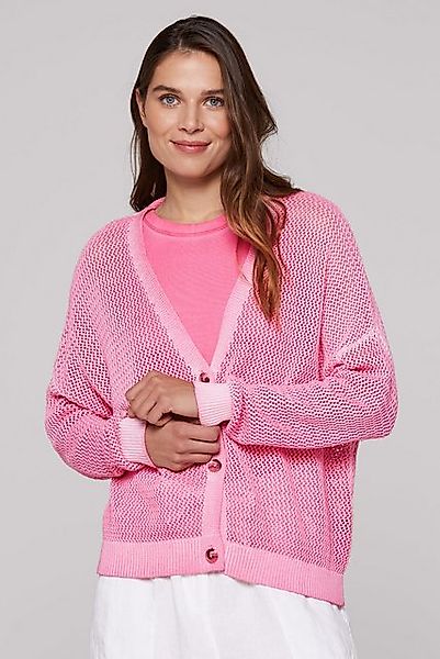 SOCCX Strickjacke mit Baumwolle günstig online kaufen