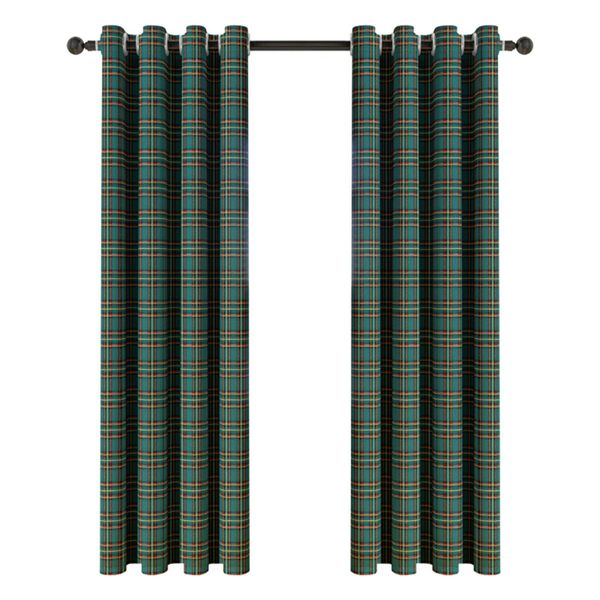 Jibenhome Vorhang Weihnachtsvorhänge Ösen Vorhang, Rot-Grün günstig online kaufen