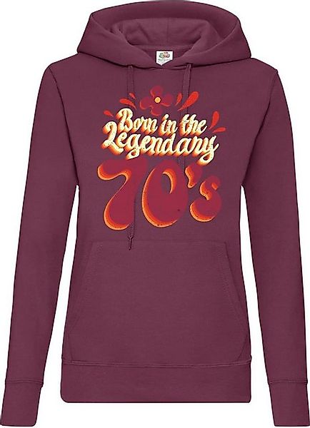 Youth Designz Kapuzenpullover "Born in the legendary 70s" Damen Hoodie Pull günstig online kaufen