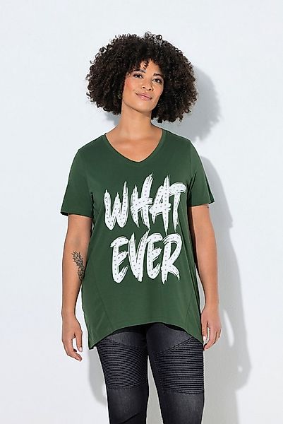 Angel of Style T-Shirt T-Shirt A-Linie Schriftzug mit Ziernieten günstig online kaufen