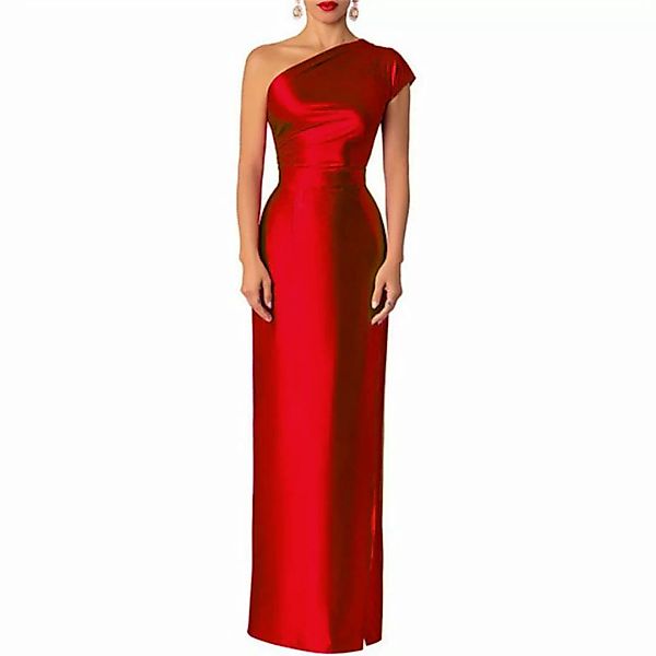 AFAZ New Trading UG Abendkleid Sexy Abendkleid mit einem Ärmel und Schlitzr günstig online kaufen