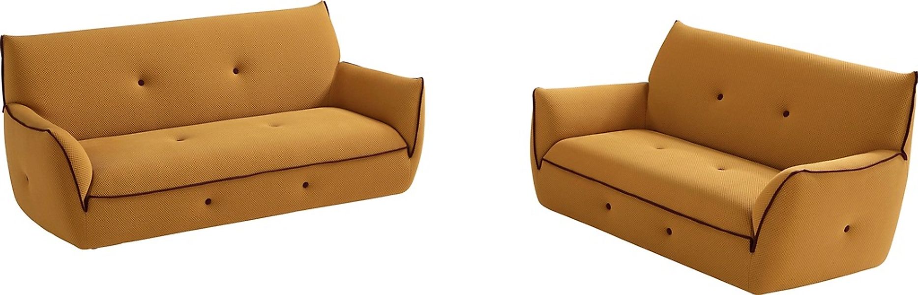 Egoitaliano Polstergarnitur »Yuki, extravagantes Design und höchster Sitzko günstig online kaufen
