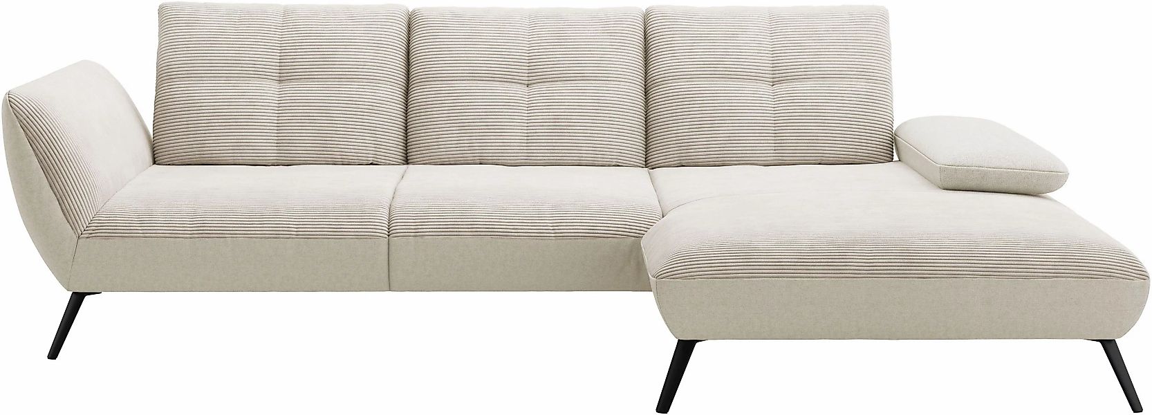 Places of Style Ecksofa »Mikado L-Form«, inkl. Sitztiefenverstellung und Ar günstig online kaufen