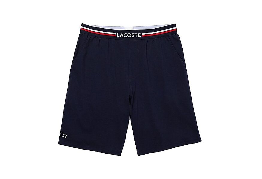 Lacoste Pyjamashorts Sleepwear kurze Loungewear-Hose mit Trikolor Bund (1-t günstig online kaufen