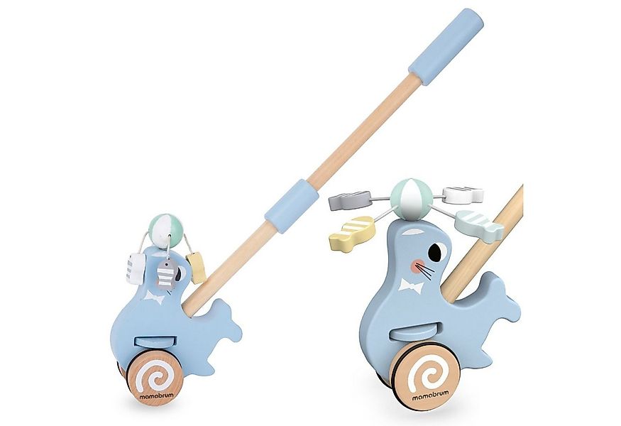 Mamabrum Lauflernhilfe Schiebetier Seehund - Lauflernspielzeug aus Holz günstig online kaufen