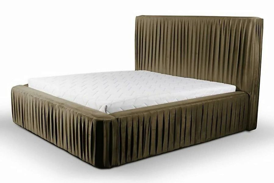 JVmoebel Bett Stoff Design Bett Doppel Betten Luxus Ehe Modernes Hotel Gest günstig online kaufen