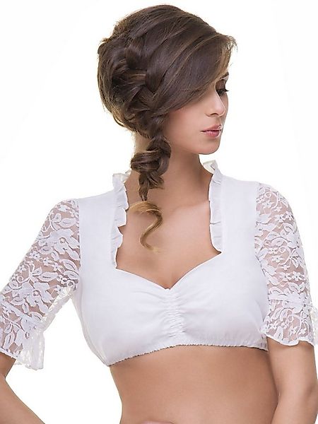 Almbock Dirndlbluse Dirndlbluse Felice (1-tlg) weiß (exclusive) günstig online kaufen