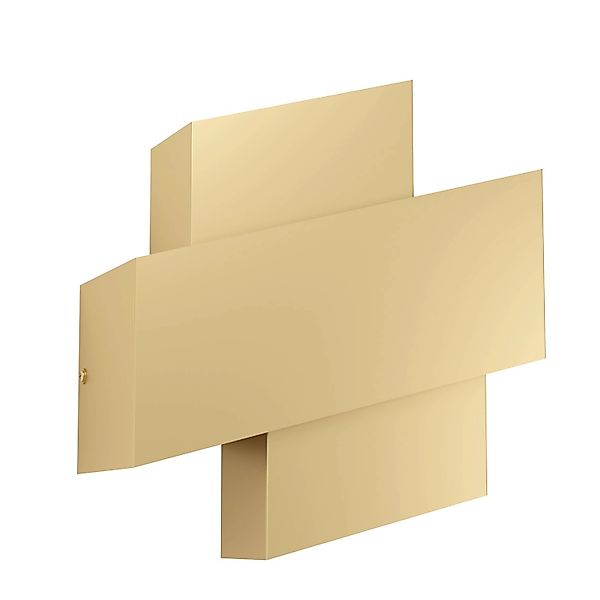 Eglo Wandleuchte Timparossa 1-flammig 22 cm x 25,5 cm x 10,5 cm Gold günstig online kaufen