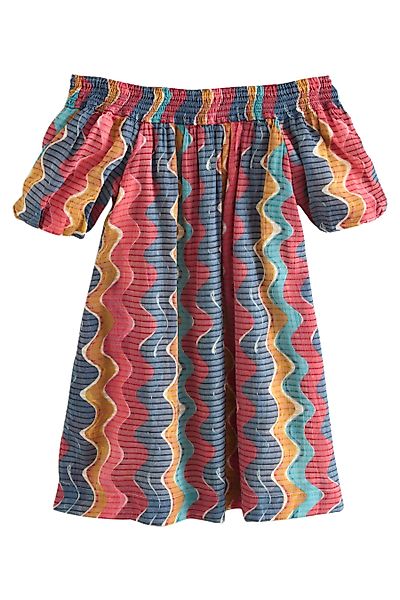 Next Bandeaukleid Strukturiertes Bandeau-Minikleid in Knitteroptik günstig online kaufen