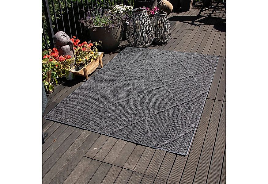 Carpettex Outdoorteppich Boho-Design, Läufer, Höhe: 8 mm, In& Outdoor Teppi günstig online kaufen