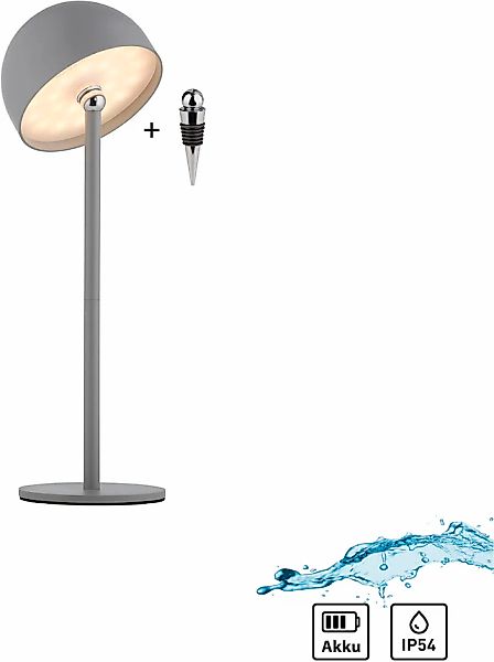 my home Tischleuchte »Akku Tischleuchte Hesper Indoor Outdoor, magnetischer günstig online kaufen