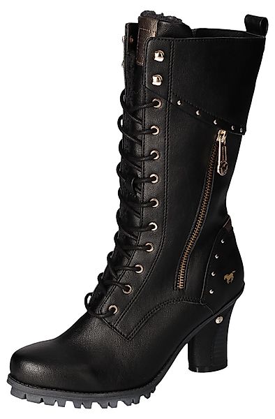 Mustang Shoes Winterstiefel, Absatzstiefel, Profilsohle, mit günstig online kaufen