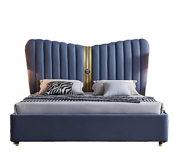 JVmoebel Bett Polster Hotel Betten Ehe 150/180cm Schlaf Zimmer Doppel Texti günstig online kaufen