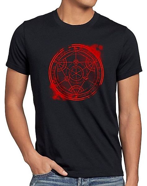 style3 T-Shirt Red Circle Anime Manga Japan Alchemist günstig online kaufen