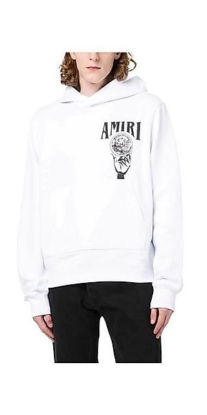 AMIRI Rundhalspullover AMIRI Hoodie mit Logo Print Weiß Herren M günstig online kaufen