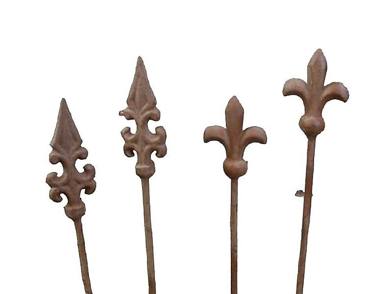 Deko-Impression Gartenstecker 4 Stück Rankstäbe Rankhilfe verzierte Spitze günstig online kaufen