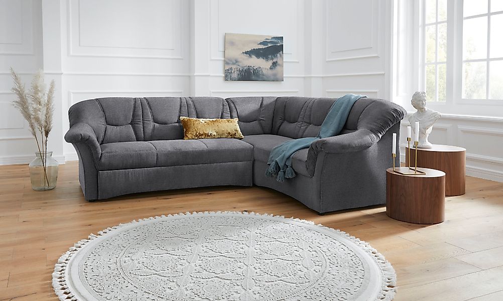 DOMO collection Ecksofa »Sarafina zeitlos und komfortabel, optional mit Fed günstig online kaufen