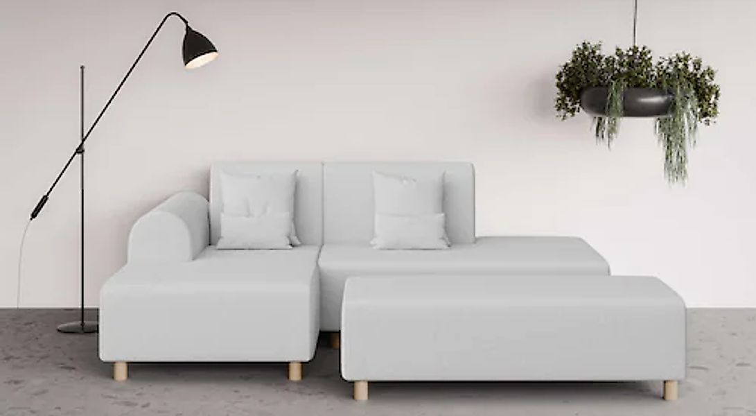 OTTO home Ecksofa »Suyala« L-Form mit Hocker günstig online kaufen