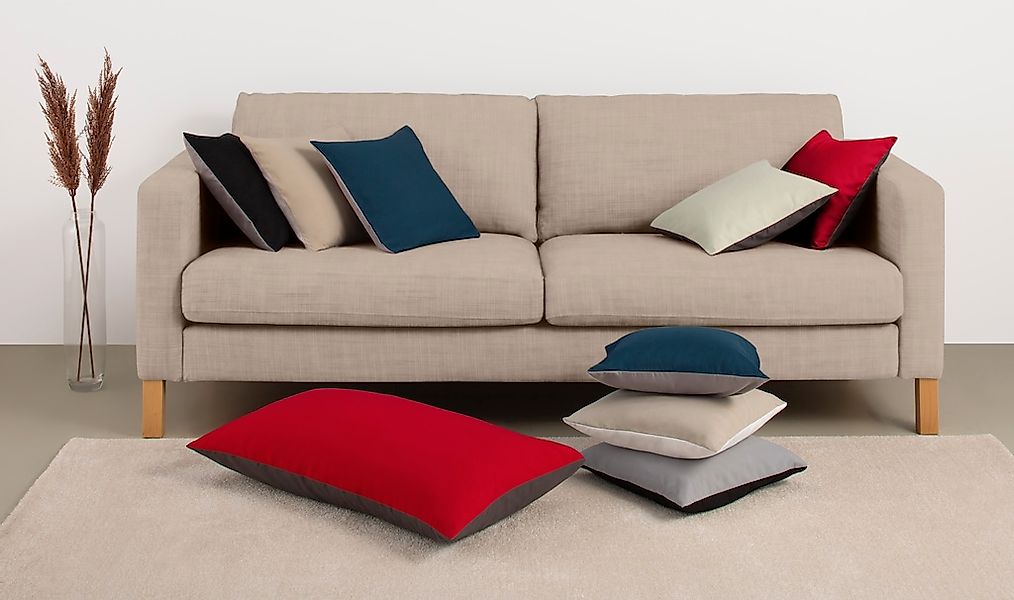 my home Kissenbezug "DESNER2" Kissenhülle mit Wendeoptik günstig online kaufen