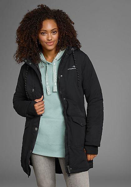 KangaROOS Langjacke, mit Kapuze, für den Übergang, aus leichtem Webmaterial günstig online kaufen
