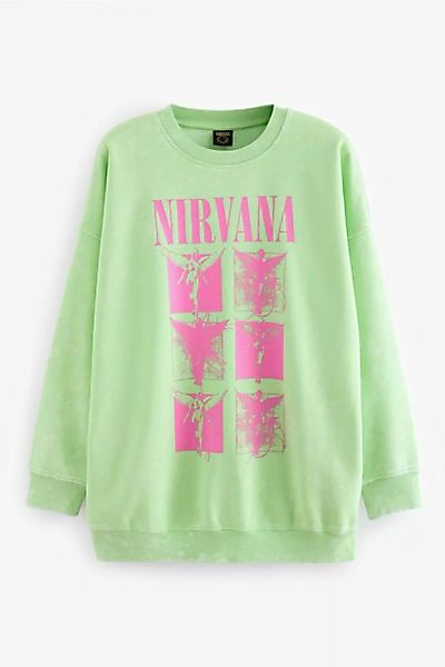 Next Sweatshirt Lizenziertes Slogan-Sweatshirt mit Grafik, Nirvana (1-tlg) günstig online kaufen