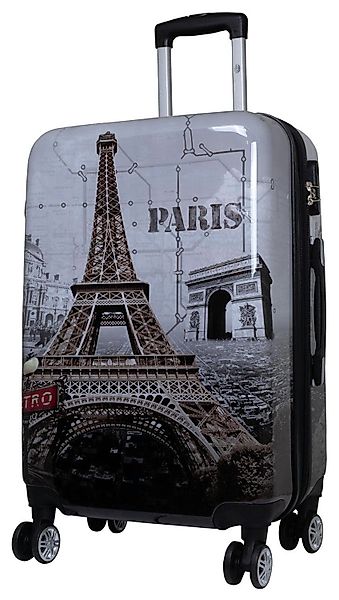 Warenhandel König Hartschalen-Trolley Paris Eiffelturm, 4 günstig online kaufen