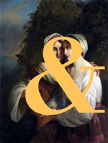 queence Acrylglasbild "Liebespaar mit Farbklecks" Bilder von Liebespaaren günstig online kaufen