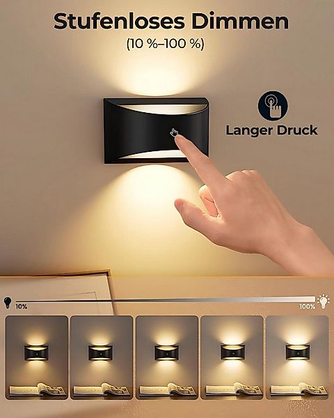 poweradd pro Wandleuchte für Innen, kabellose magnetische LED-Akku-Lampe, 3 günstig online kaufen