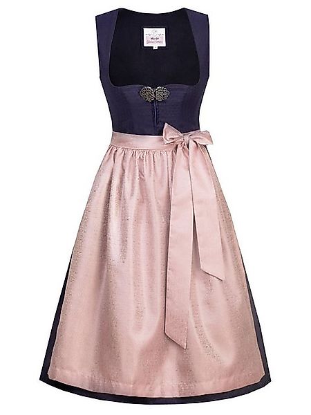 MarJo Dirndl Midi Dirndl 2tlg. - CODI - nachtblau/altrosa günstig online kaufen