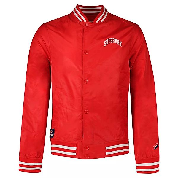 Superdry Classic Varsity Baseball Jacke XL Risk Red günstig online kaufen