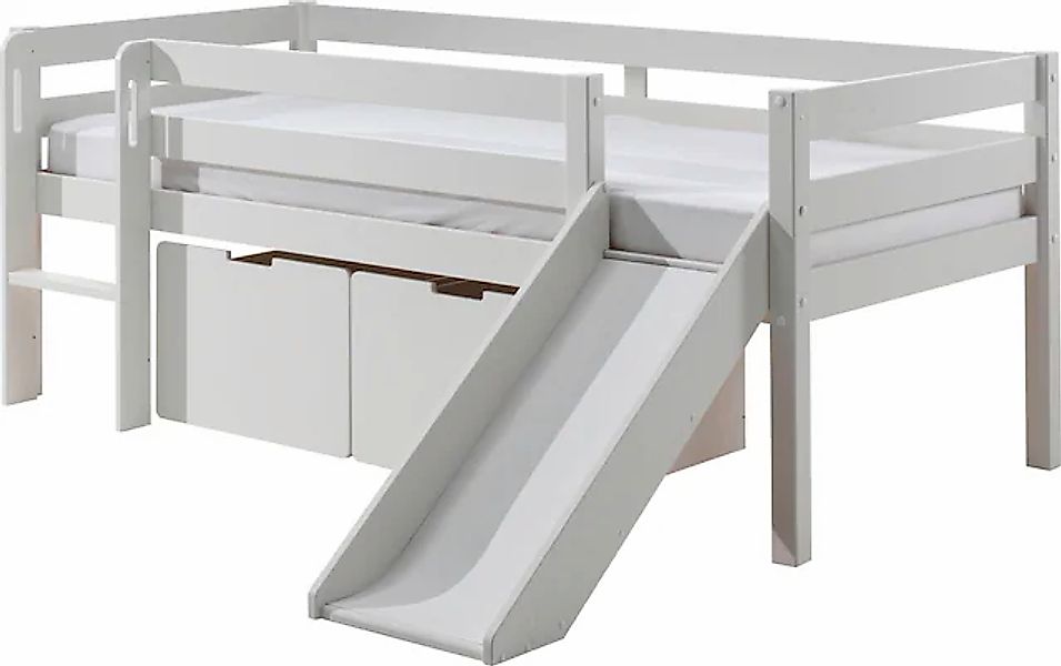 Vipack Spielbett »Pino, Kiefer massiv, mit Rolllattenrost, 2 Rollboxen, Mad günstig online kaufen