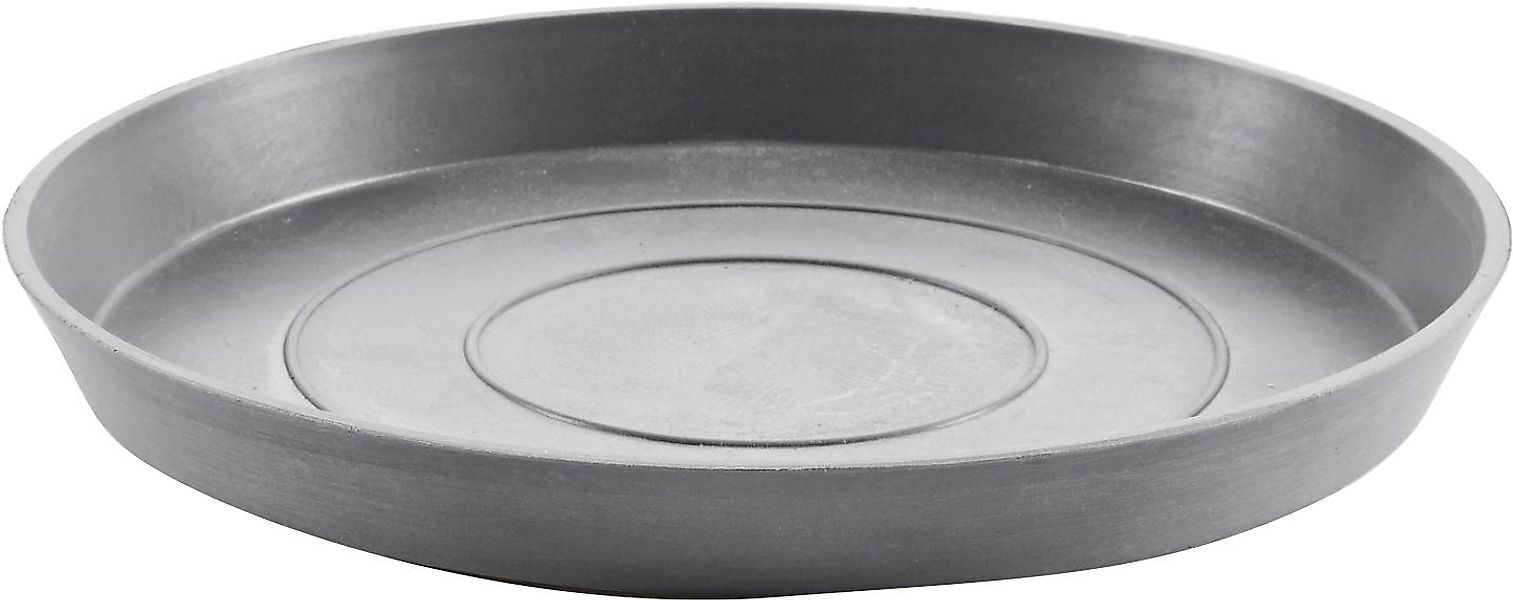 ECOPOTS Blumentopfuntersetzer ROUND SAUCER Grey, BxTxH: günstig online kaufen