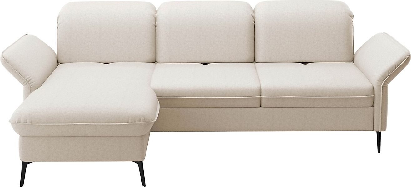 sit&more Ecksofa "Emely, inkl. Sitztiefenverstellung" wahlweise mit Bettfun günstig online kaufen