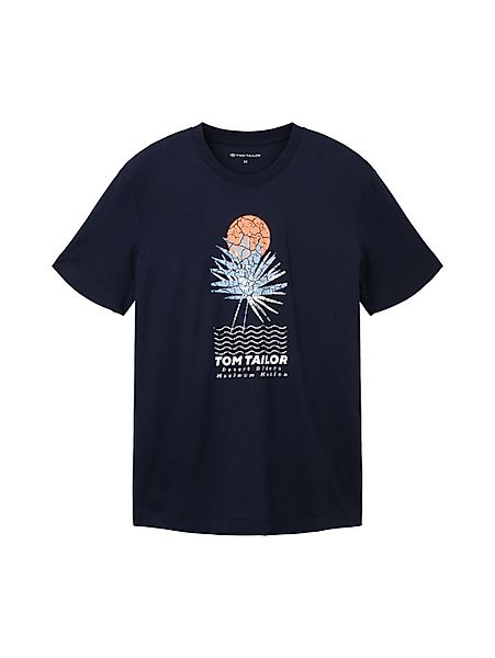 Tom Tailor Herren T-Shirt PRINTED - Regular Fit günstig online kaufen